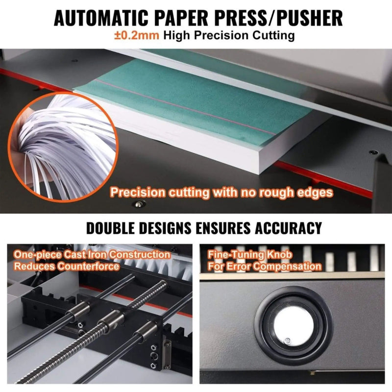 26-Inch Electric Heavy-Duty Hydraulic Paper Cutter Machine With Touchscreen (SAK92518) by SAKSBY WHOLESALE