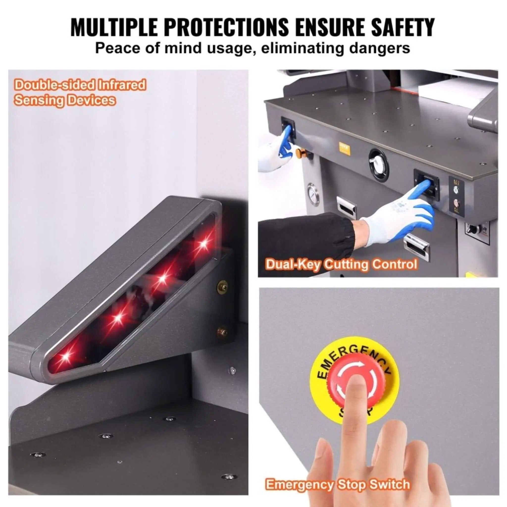 26-Inch Electric Heavy-Duty Hydraulic Paper Cutter Machine With Touchscreen (SAK92518) by SAKSBY WHOLESALE