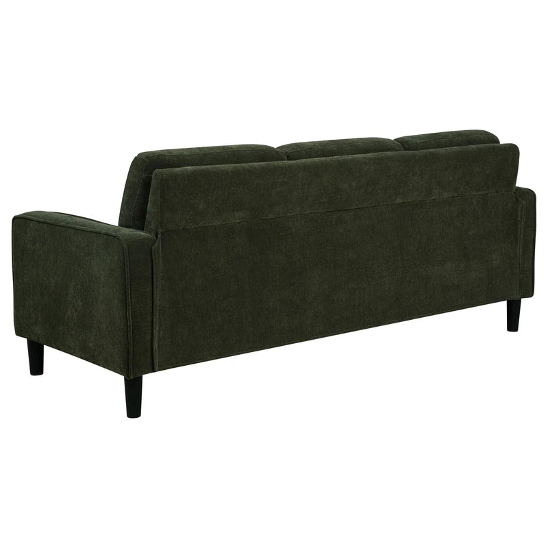 Ruth 2-piece Fabric Upholstered Track Arm Sofa Matcha Green by Unique Piece Furniture