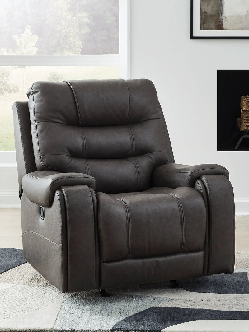 Femley - Rocker Recliner - Smoke by Unique Piece Furniture