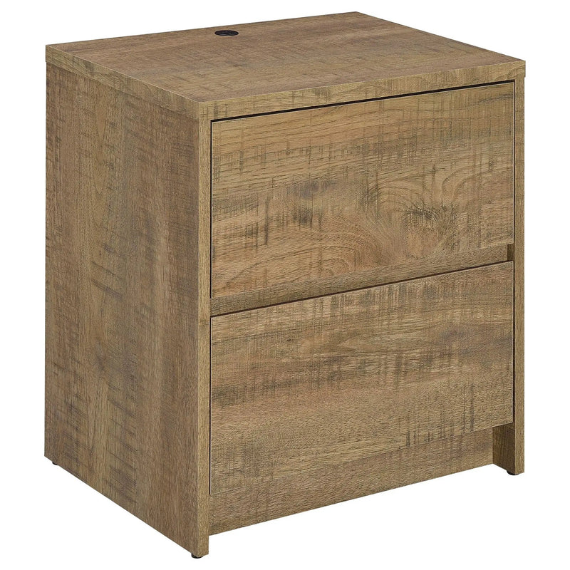 Westpark 2-drawer Nightstand LED Lights and USB Mango by Unique Piece Furniture