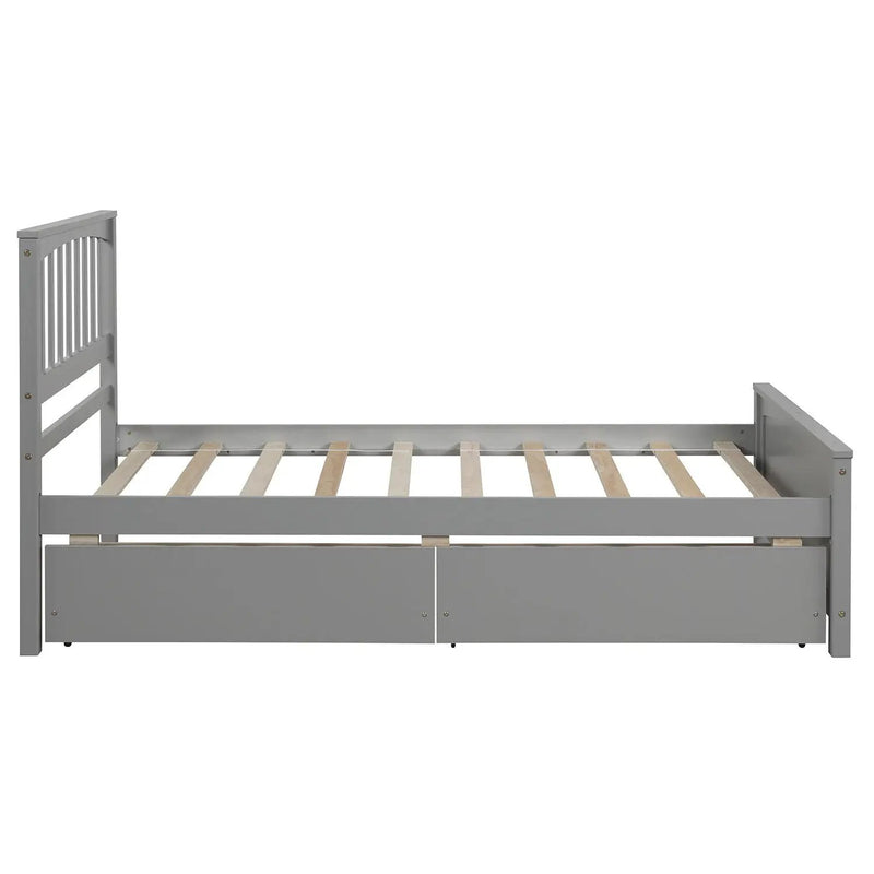 Platform Bed With Two Drawers by HouseOfZazla
