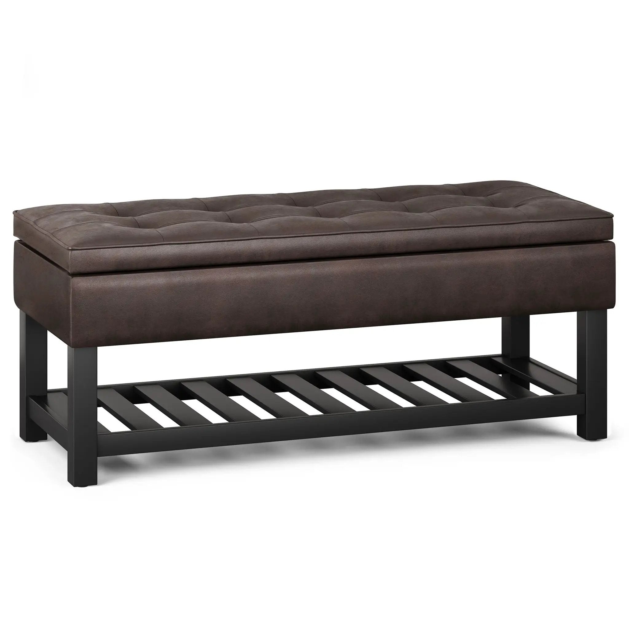 Cosmopolitan - Storage Ottoman Bench With Open Bottom by Unique Piece Furniture