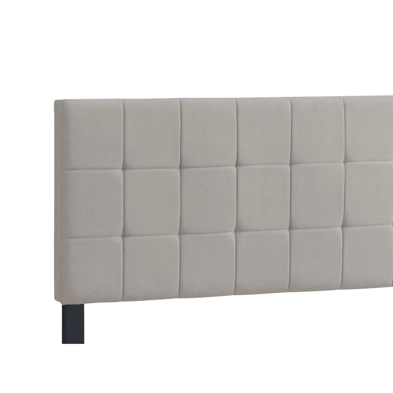 Destiny - Eastern King Panel Bed - Beige by HouseOfZazla