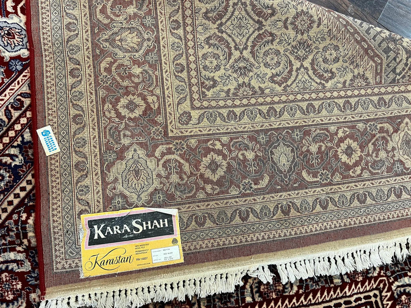 Karastan Rug 8x10, Kara Shah Red Bidjar, Belgium Power Loomed Rug, Wool Pile Karastan Rug, Vintage by Jewel Rugs