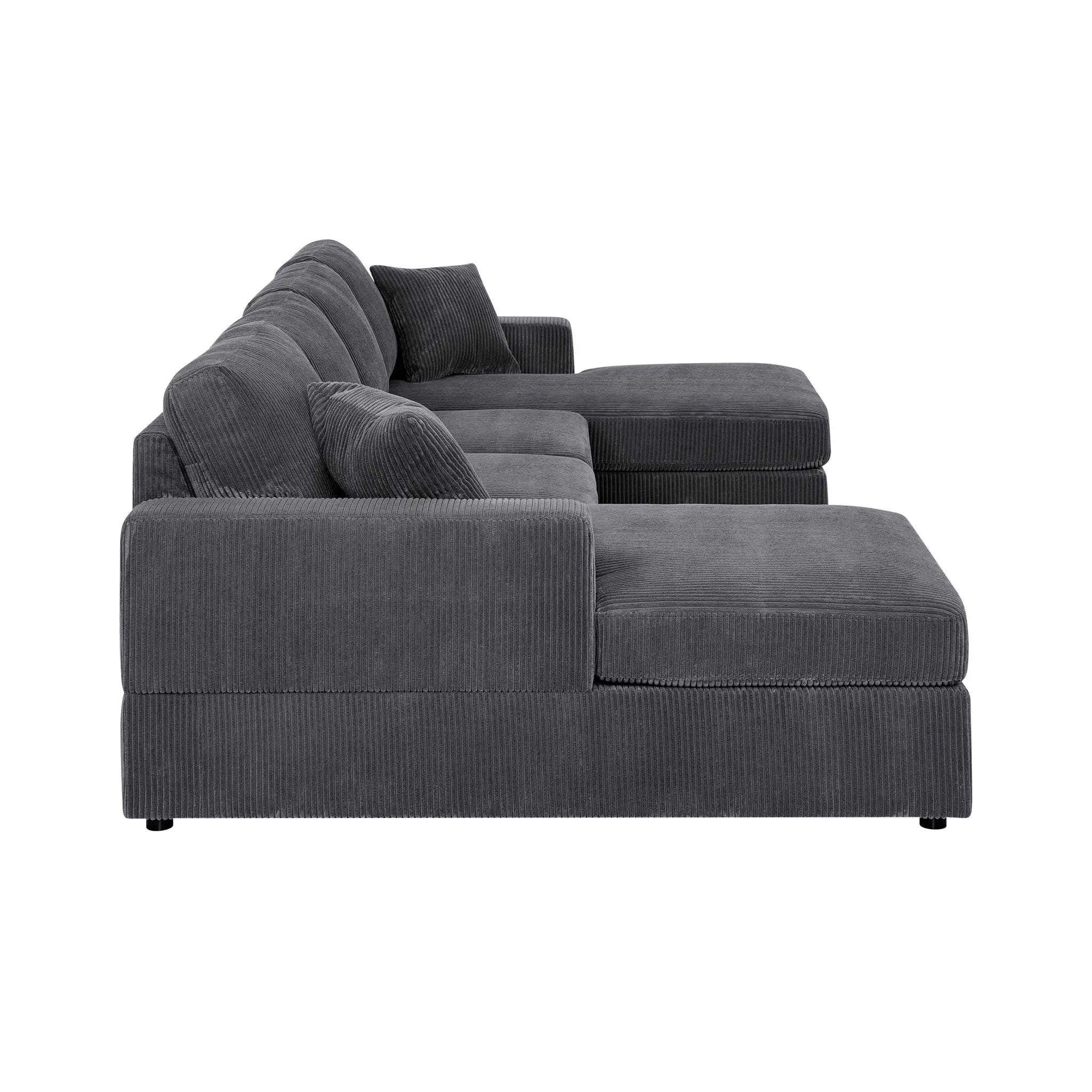 3 Piece Double Chaise Sectional Sofa by Unique Piece Furniture