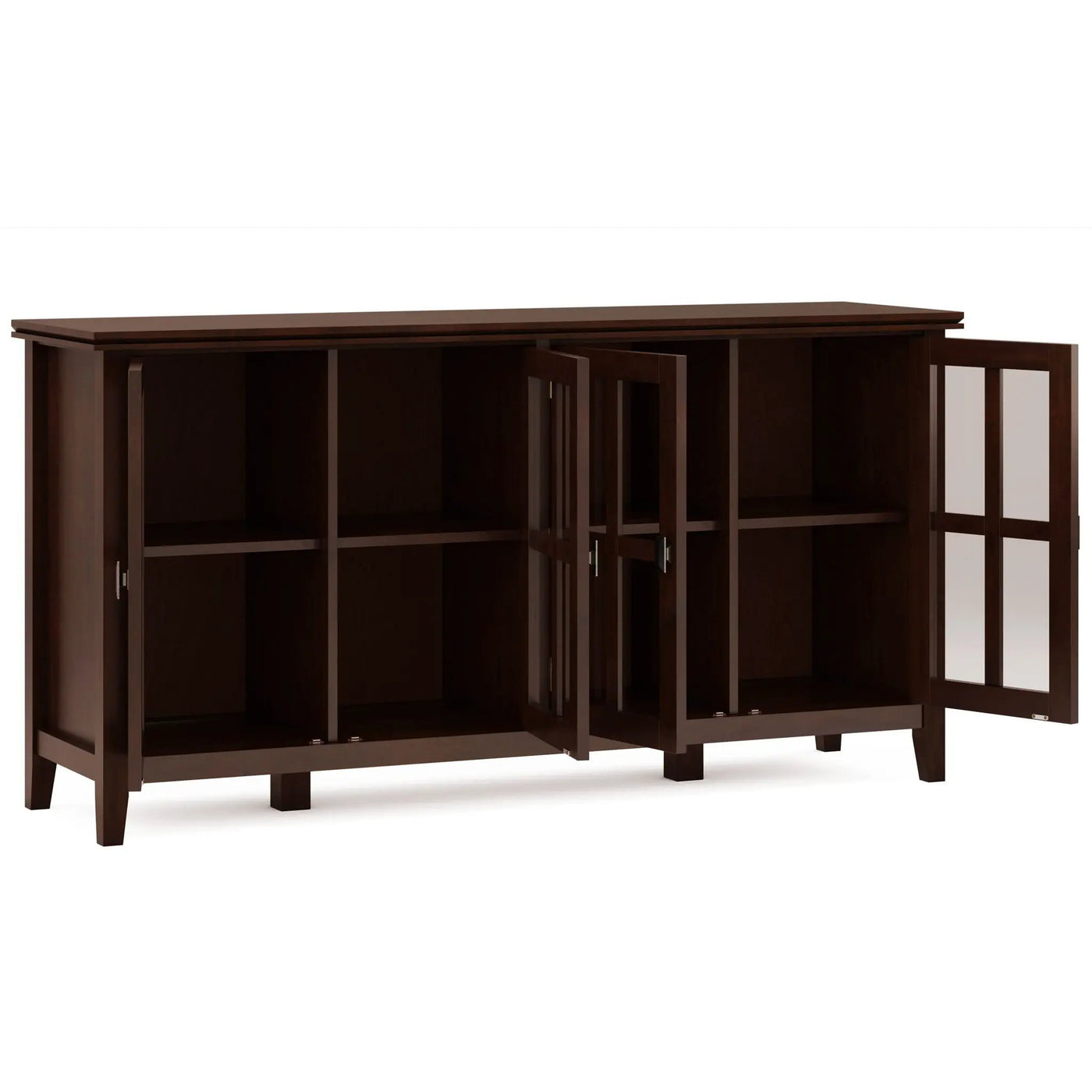 Artisan - Handcrafted Wide 4 Door Storage Cabinet by HouseOfZazla