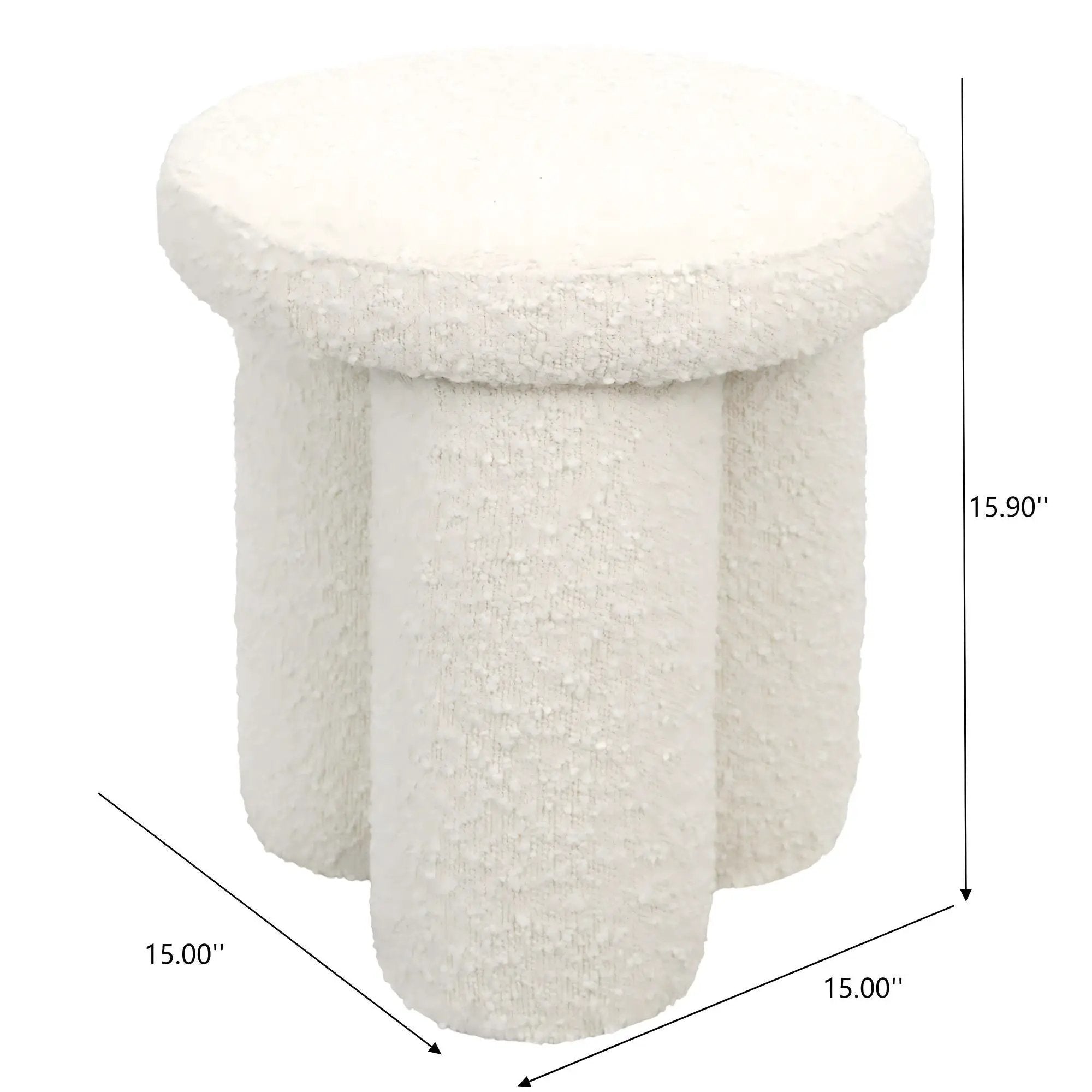 Wesley - Stool - Ivory by Unique Piece Furniture