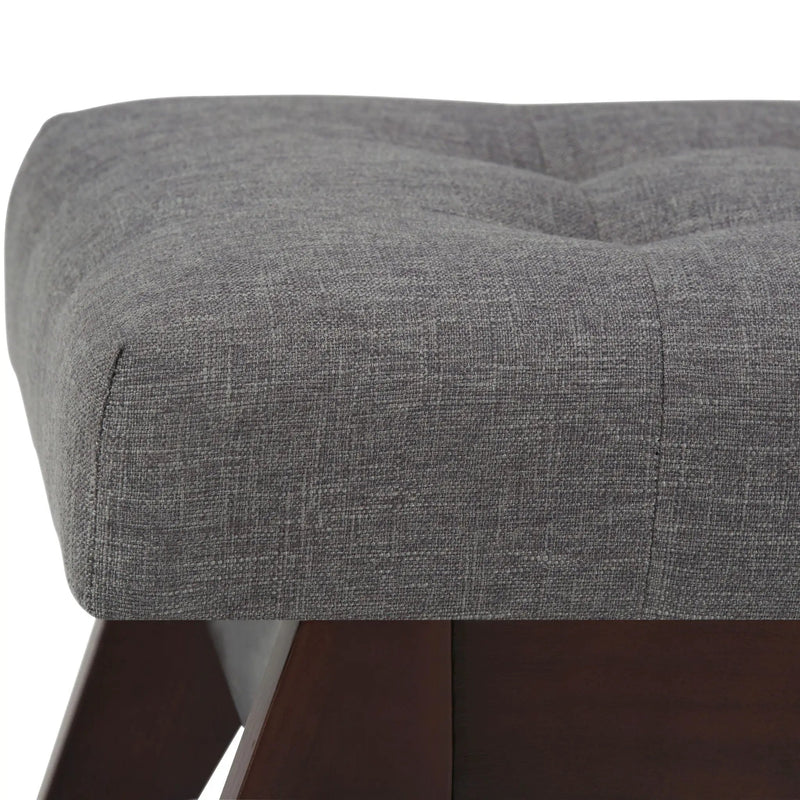 Draper - Upholstered Mid Century Tufted Ottoman Bench by Unique Piece Furniture