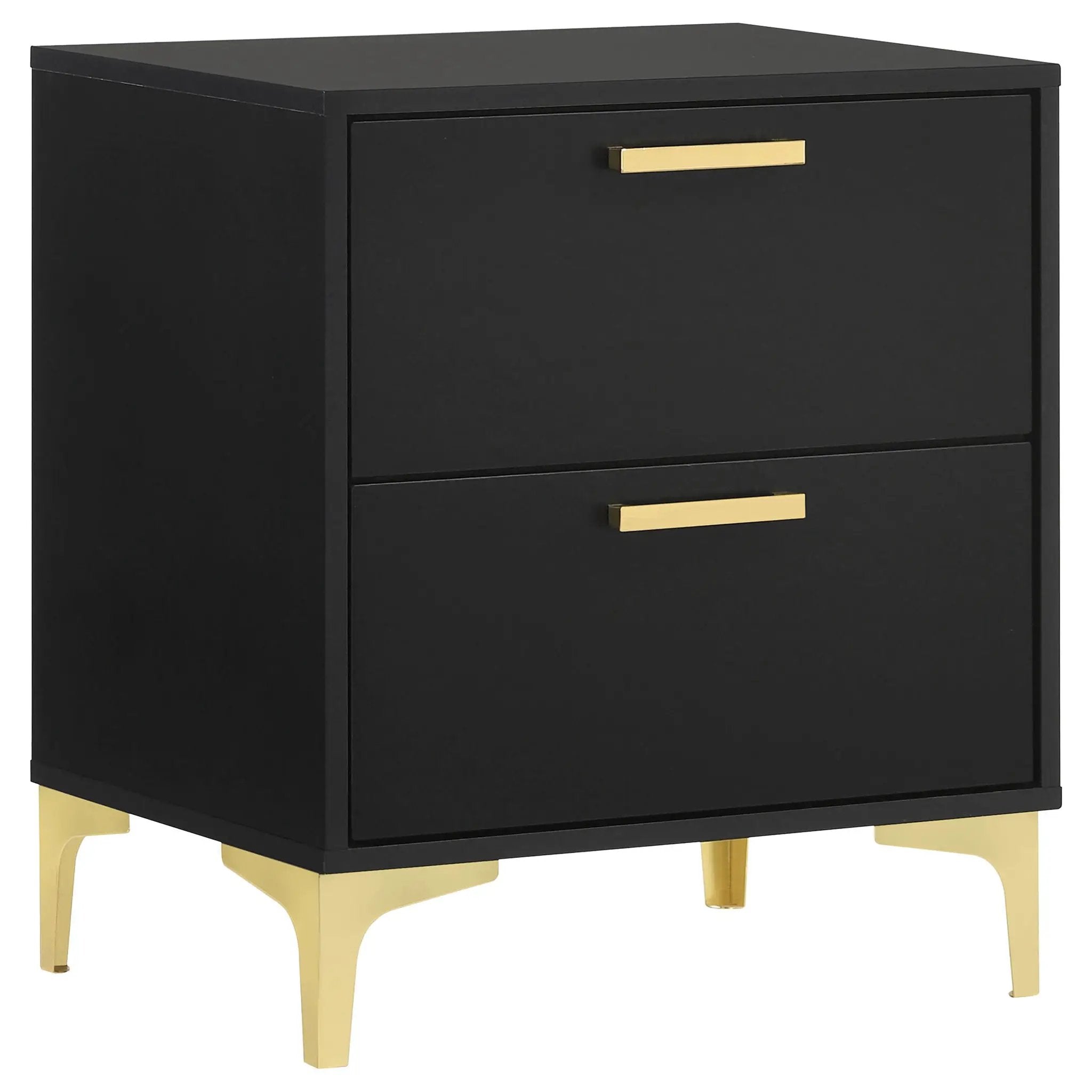 Kendall 2-drawer Nightstand Black by Unique Piece Furniture