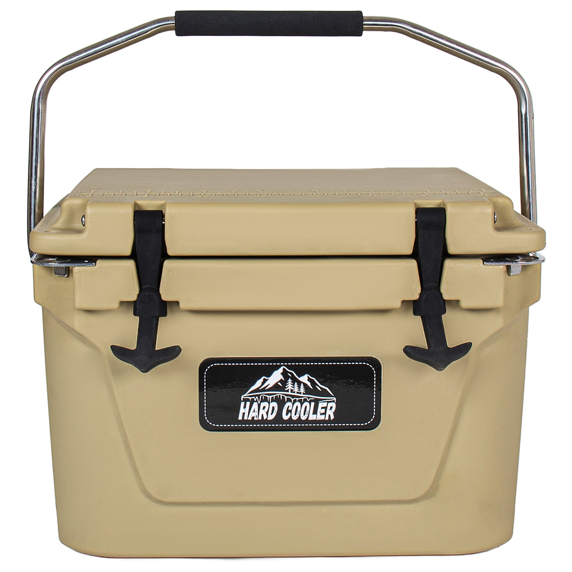 20 Quart Khaki Cooler, Ultra-Tough Hard Shell Ice Chest by HouseOfZazla