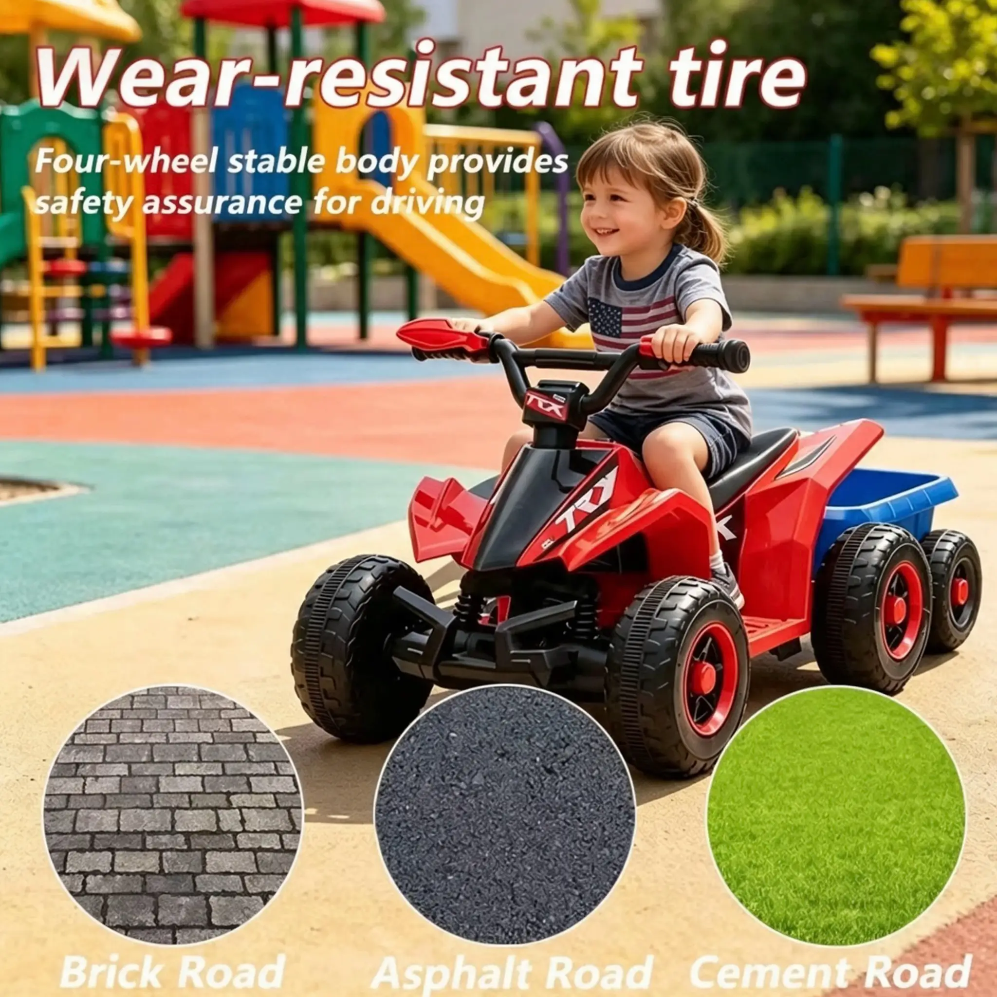 Kids Electric ATV Ride On Toy - Perfect Gift for Young Adventurers by HouseOfZazla
