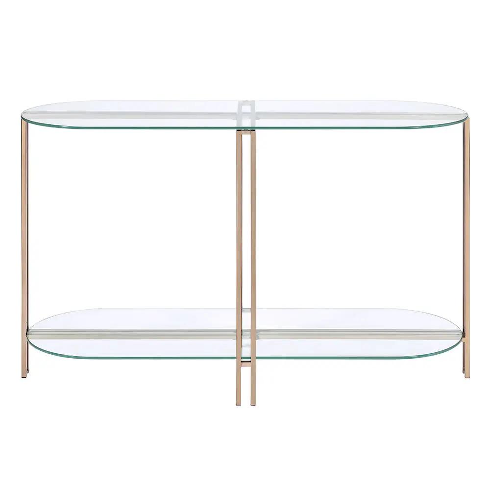 Veises - Sofa Table - Champagne by Unique Piece Furniture