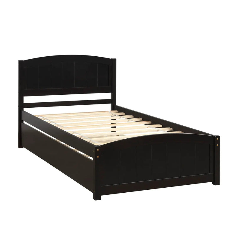 Platform Bed & Headboard, Footboard And Wood Slat Support by HouseOfZazla
