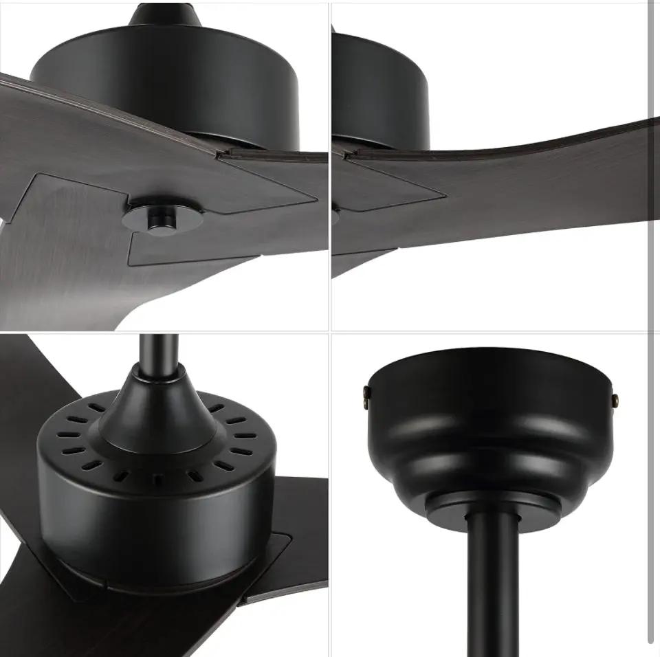 JONATHAN Y JYL9715A Aldrin 50" Mobile-App/Remote-Controlled, 6-Speed Razor Ceiling Fan, Modern, Contemporary, Minimalist, Industrial, Coastal for Bedr by Selzalot