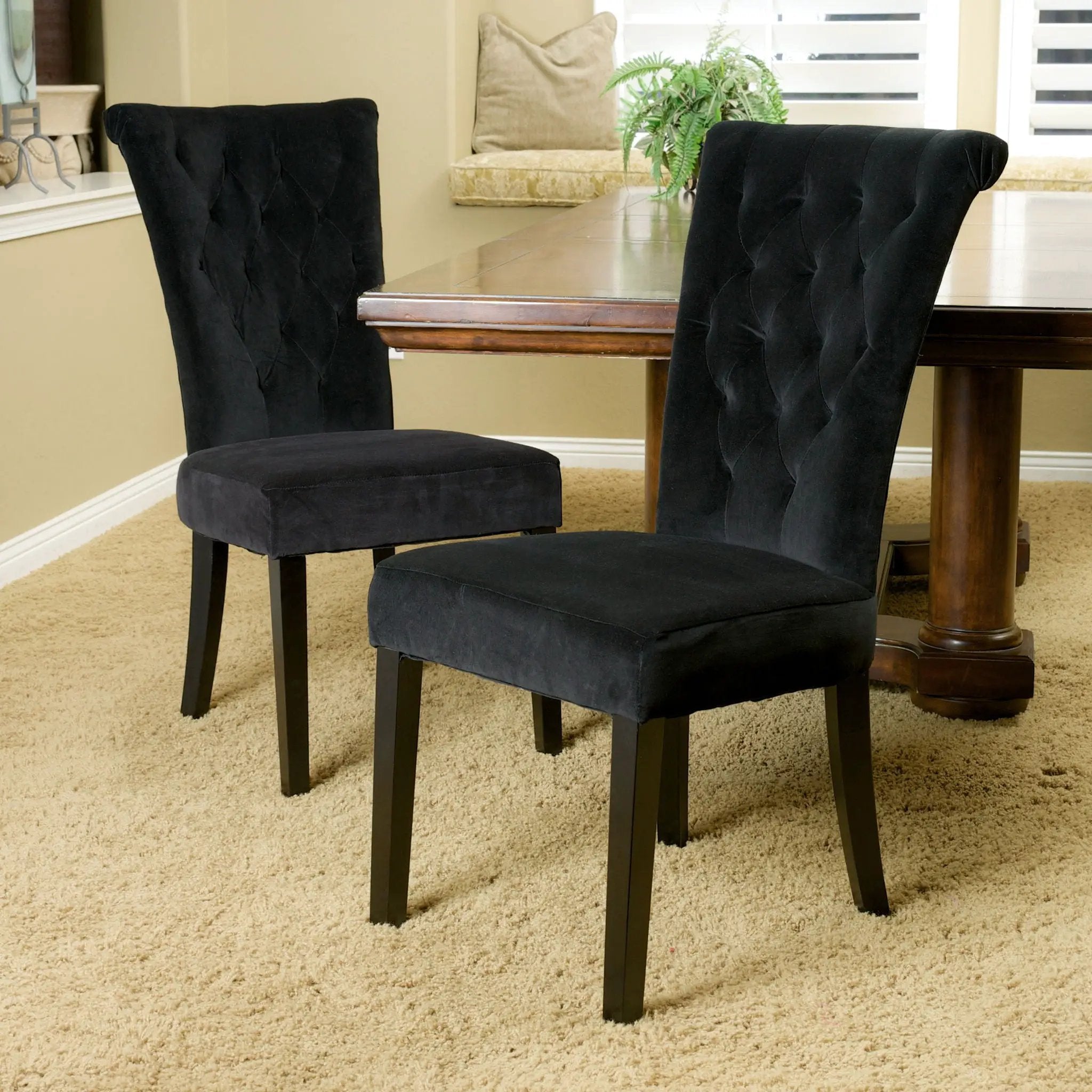 Charlotte Dining Chair - Black by HouseOfZazla