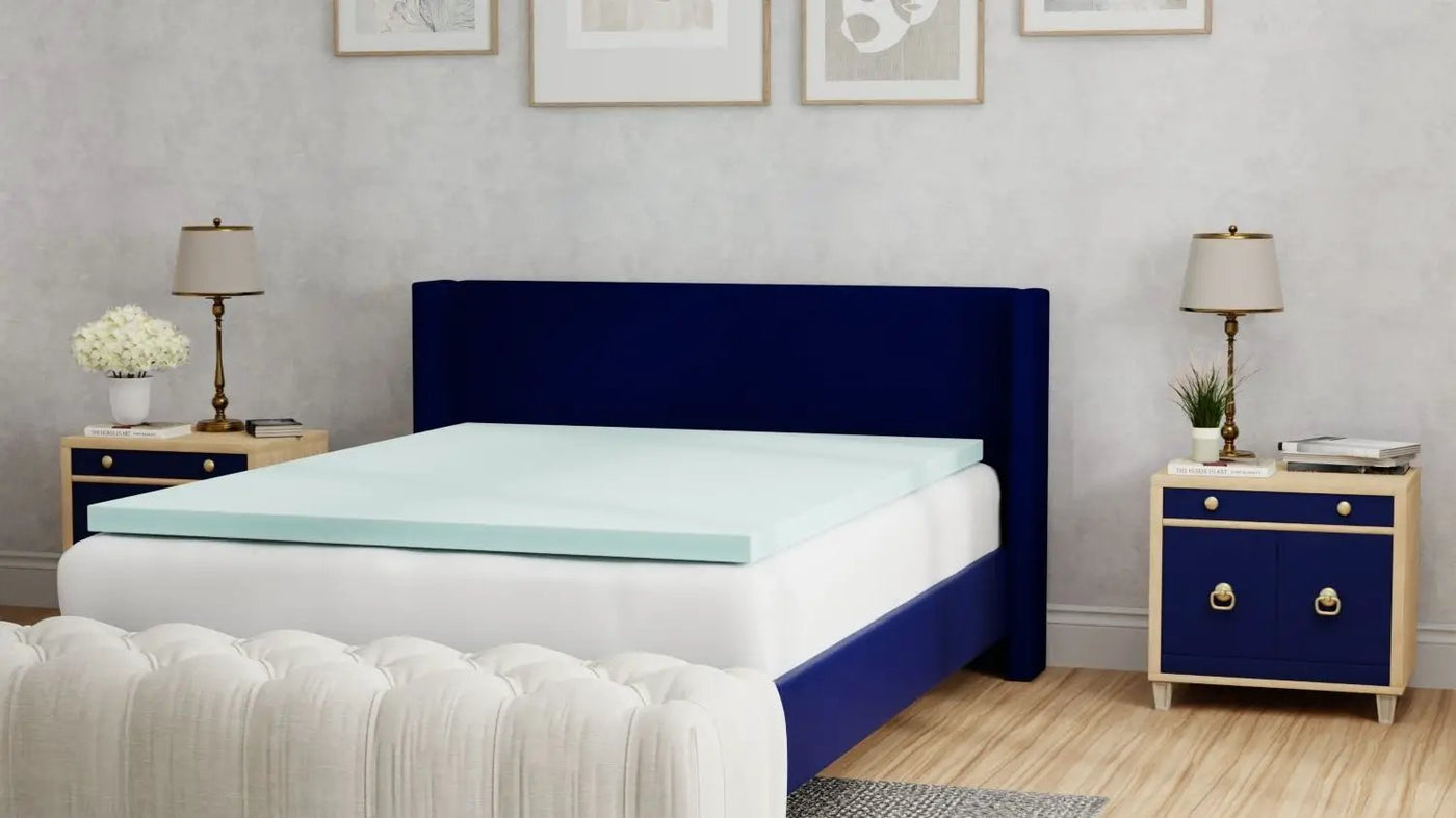 3" Gel Plush Memory Foam Cooling Mattress Topper by Unique Piece Furniture