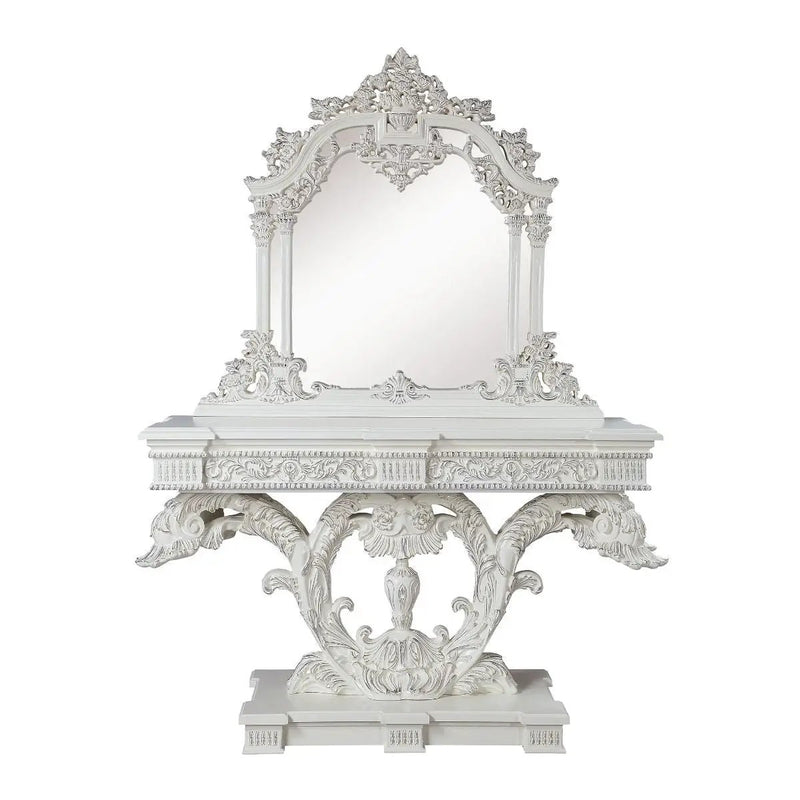 Vanaheim - 54" Mirror - Antique White by Unique Piece Furniture
