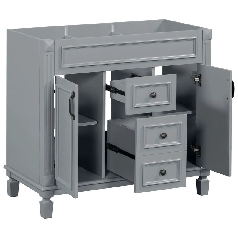 Bathroom Vanity Cabinet With 2 Soft Closing Doors And 2 Drawers by HouseOfZazla