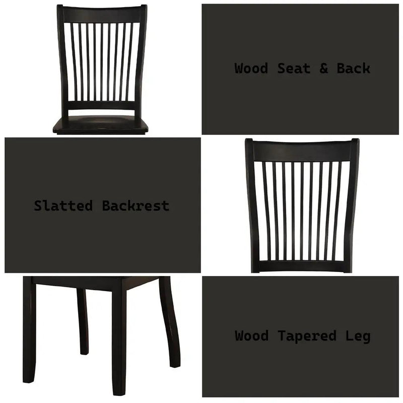 Renske - Side Chair (Set of 2) - Black by Unique Piece Furniture
