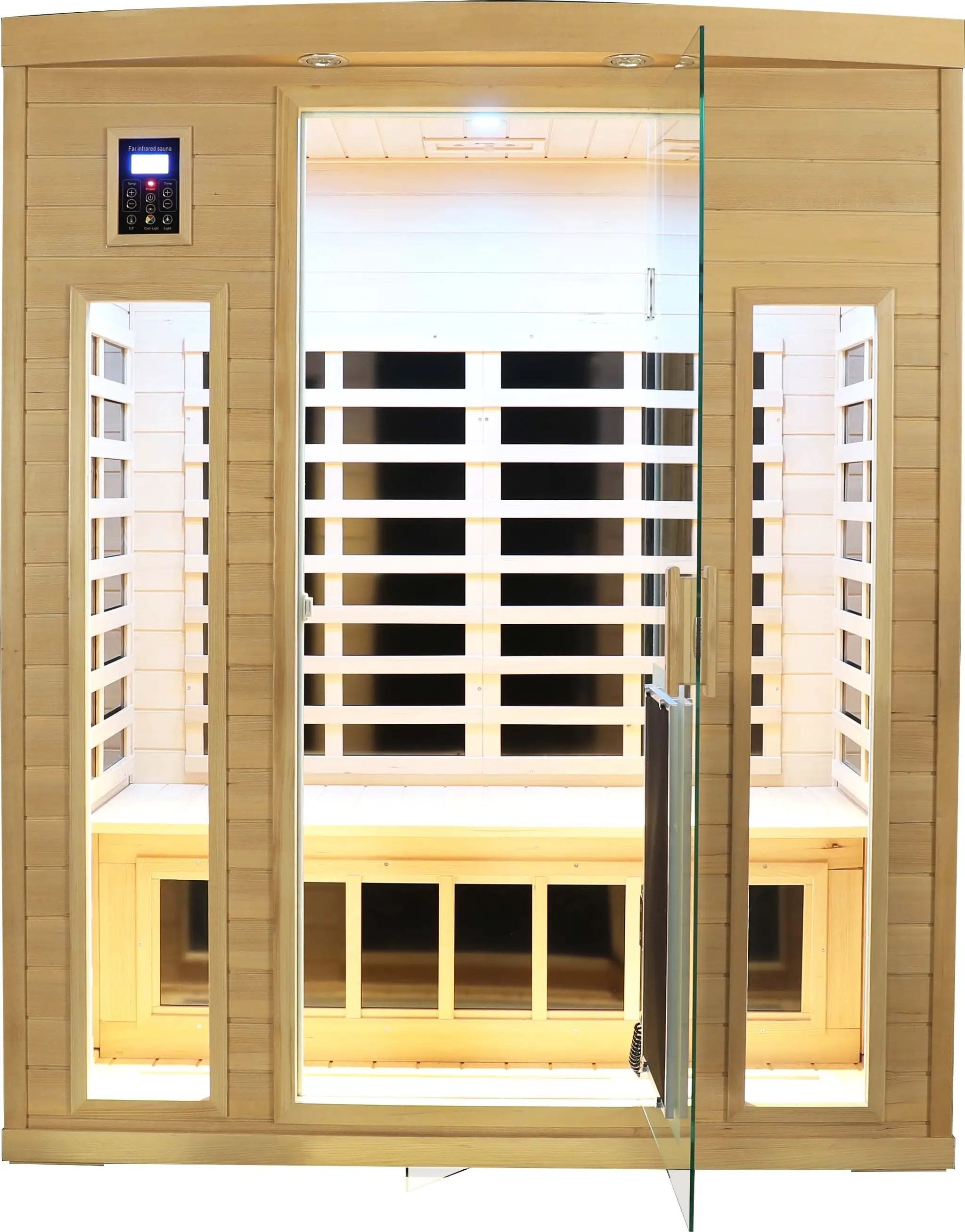 Low EMF Three person Far infrared sauna room (Roof & Floor) by HouseOfZazla