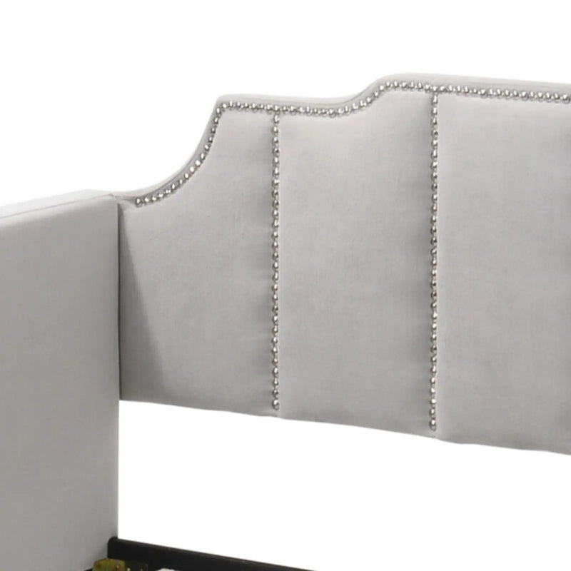 Peridot - Twin Daybed With Trundle - Dove Gray by Unique Piece Furniture