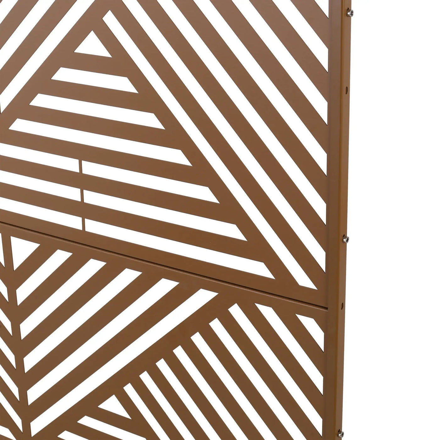 Freestanding Outdoor & Indoor Freestanding Metal Privacy Screen by HouseOfZazla