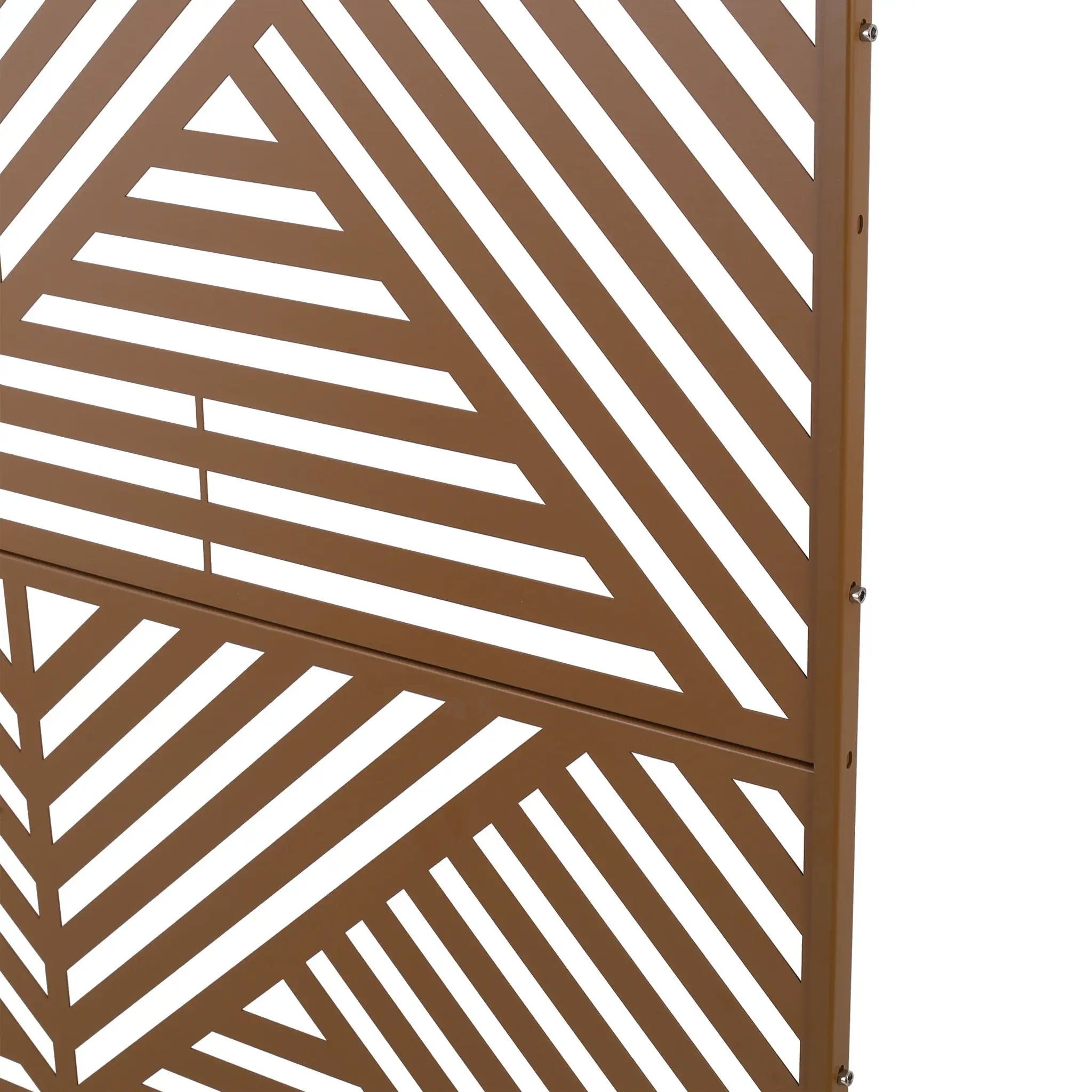 Freestanding Outdoor & Indoor Freestanding Metal Privacy Screen by HouseOfZazla