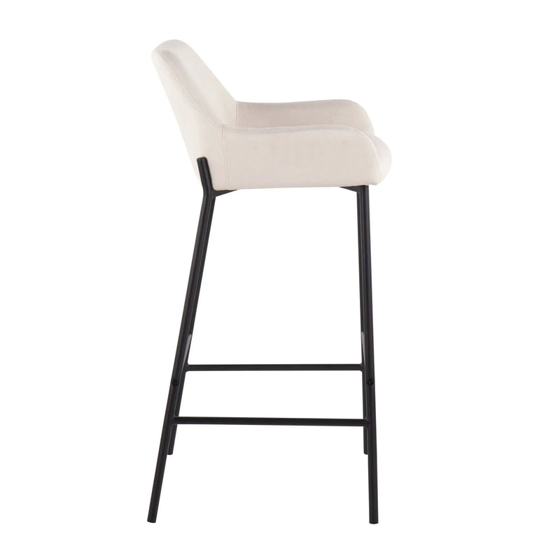 Daniella - Industrial Fixed Height Bar Stool (Set of 2) by Unique Piece Furniture