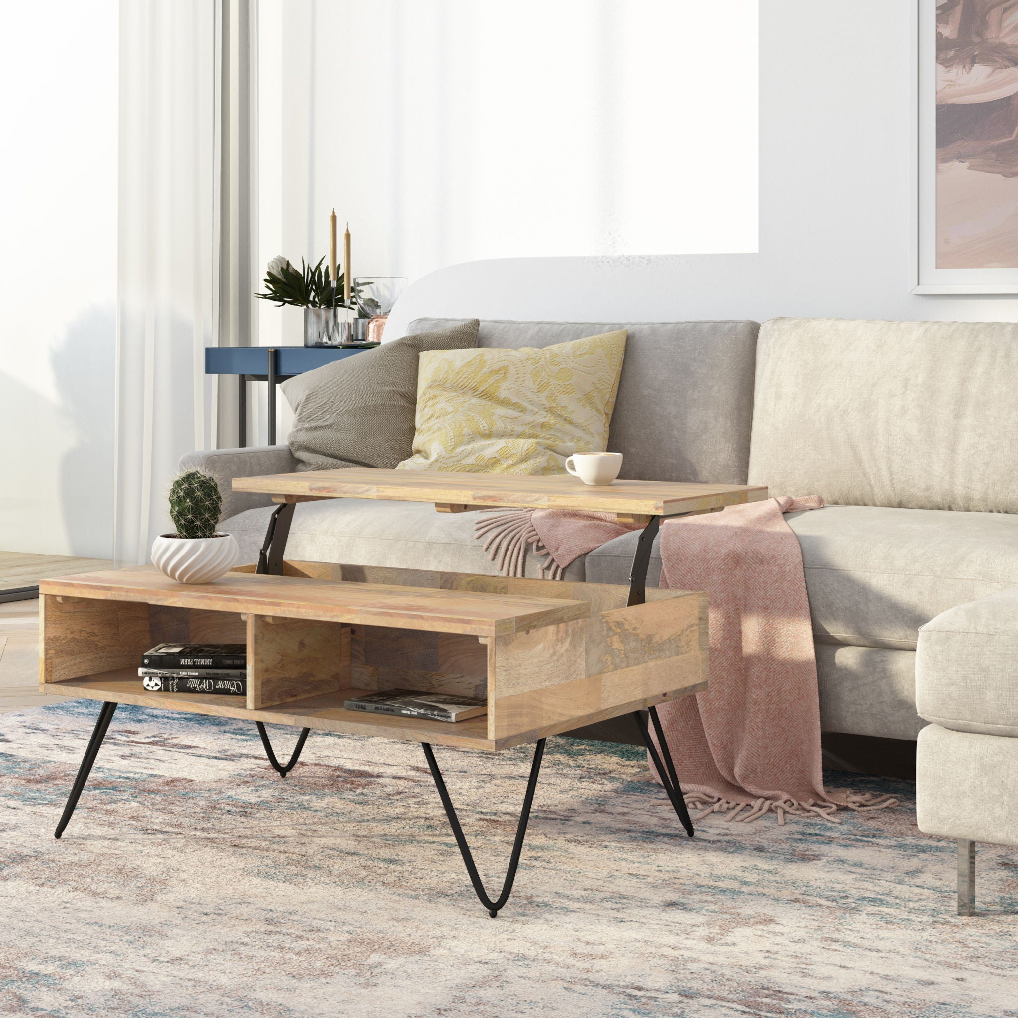 Hunter - Handcrafted Lift Top Coffee Table by HouseOfZazla
