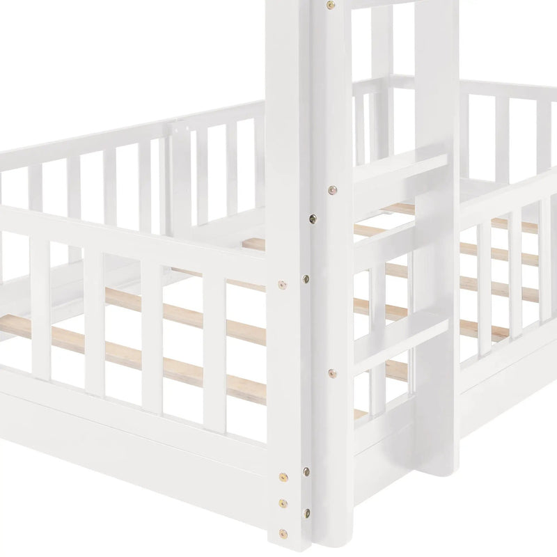 Functional Bunk Bed & Convertible Ladder And Slide by HouseOfZazla