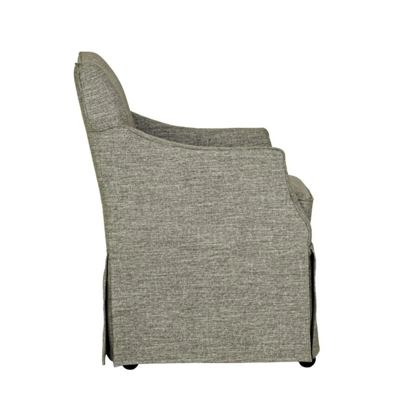 London - Upholstered Skirted Dining Arm Chair by Unique Piece Furniture