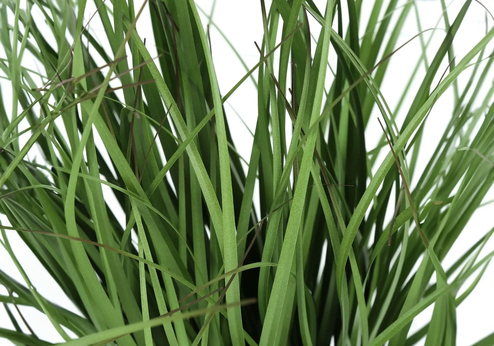 23" Tall, Artificial Plant, Grass, Indoor, Faux, Fake, Table, Greenery, Potted, Real Touch, Decorative - Green / Black by Unique Piece Furniture