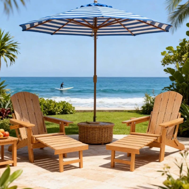 2-Piece All-Season Outdoor Lounge Chairs For Patio Leisure & Garden Relaxation Moments by HouseOfZazla