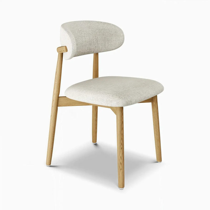 Set of 2 Solid Ash Wood Dining Chairs by HouseOfZazla