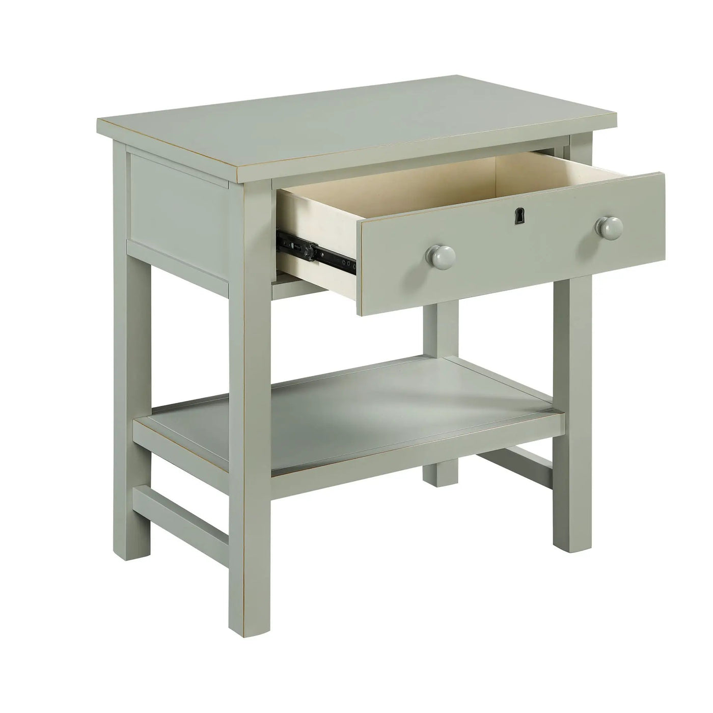 Finley - 1 Drawer Storage Nightstand by HouseOfZazla
