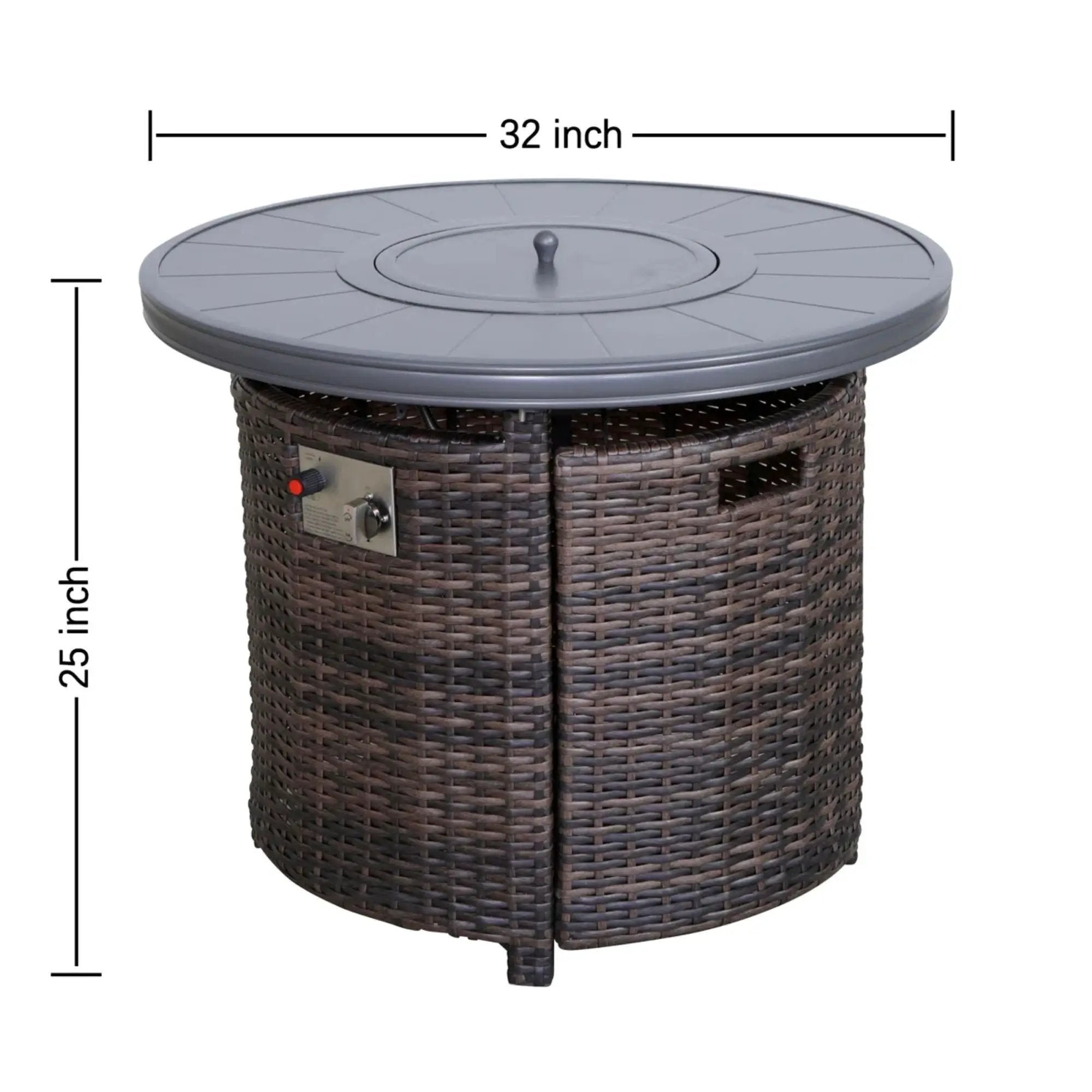 Outdoor Fire Pit Table With Lid by HouseOfZazla