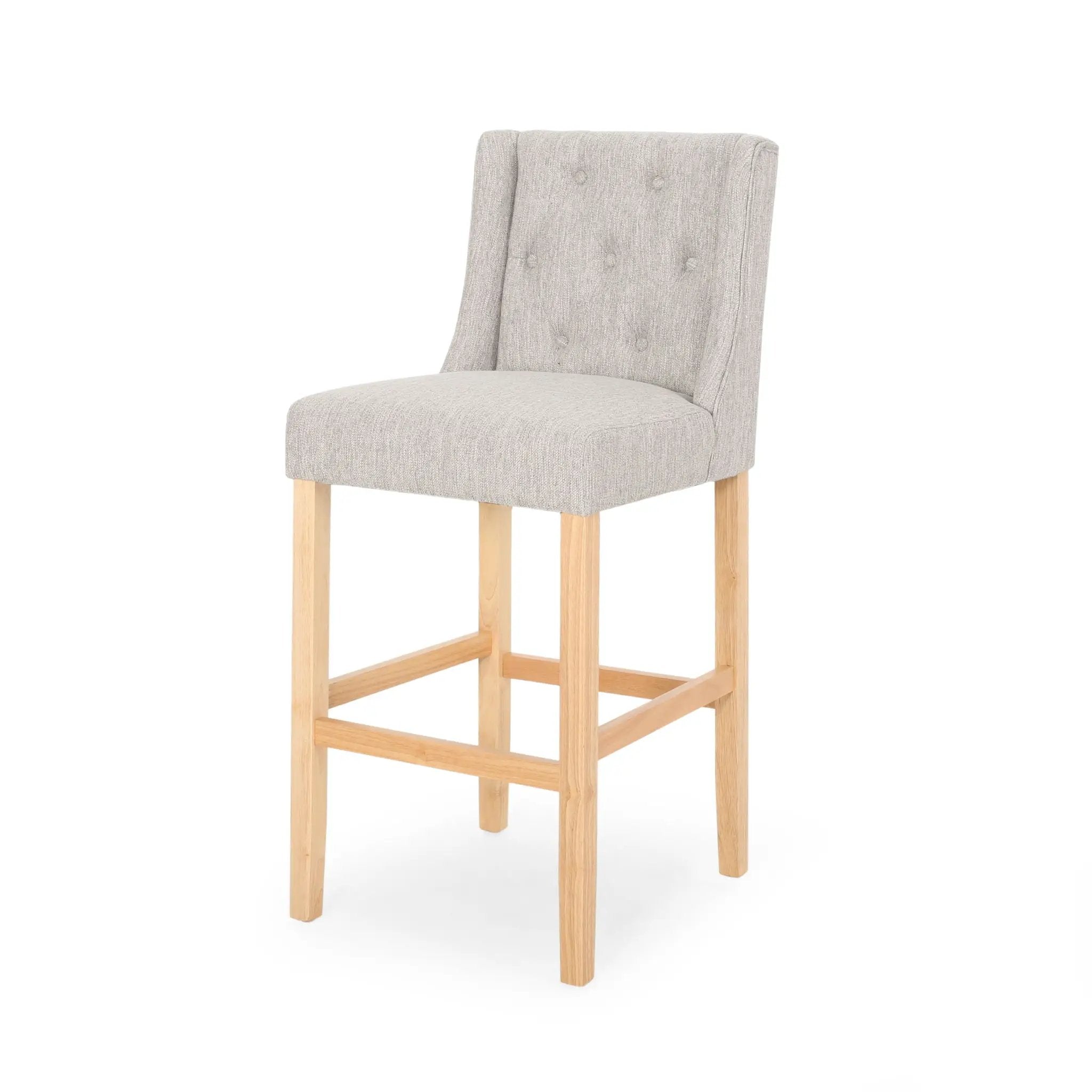 Vienna Contemporary Fabric Tufted & Wingback Counter Stools (Set of 2) by HouseOfZazla