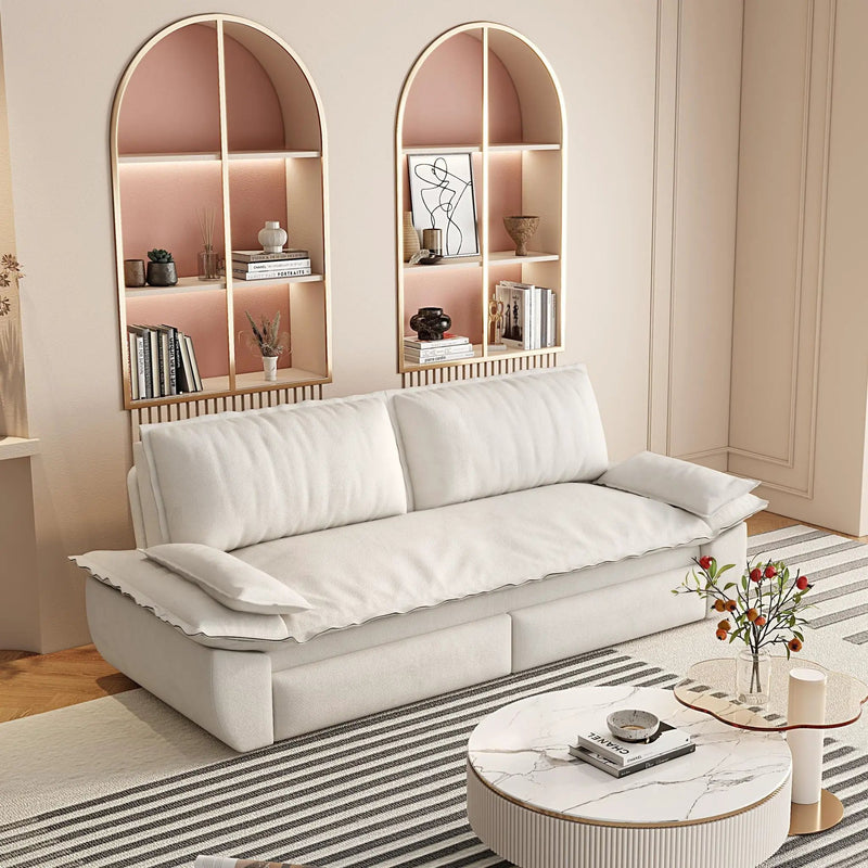 Queen Pull Out Sofa Bed, 3 In 1 Convertible Sleeper Sofa by HouseOfZazla