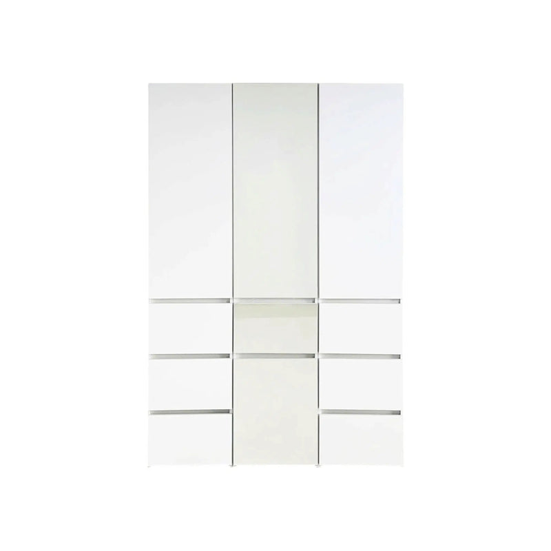 Elise - Modular Closet System & Mirror - White by HouseOfZazla
