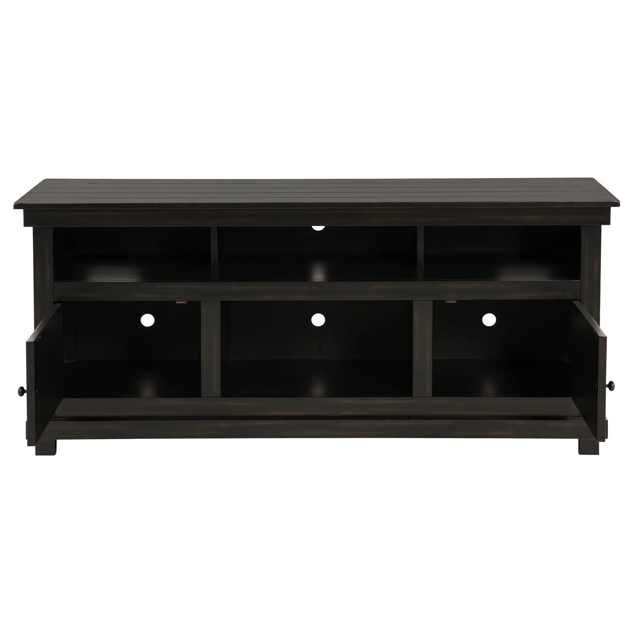 Payne 60-inch TV Stand Media Console Distressed Java by Unique Piece Furniture