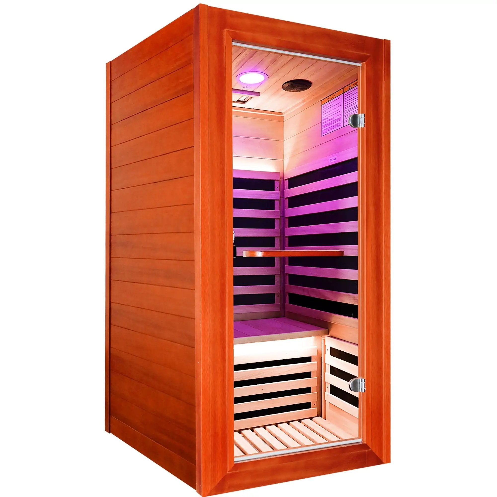 Oguman - Infrared Sauna Room Single With Whole Body Heating - Natural by HouseOfZazla