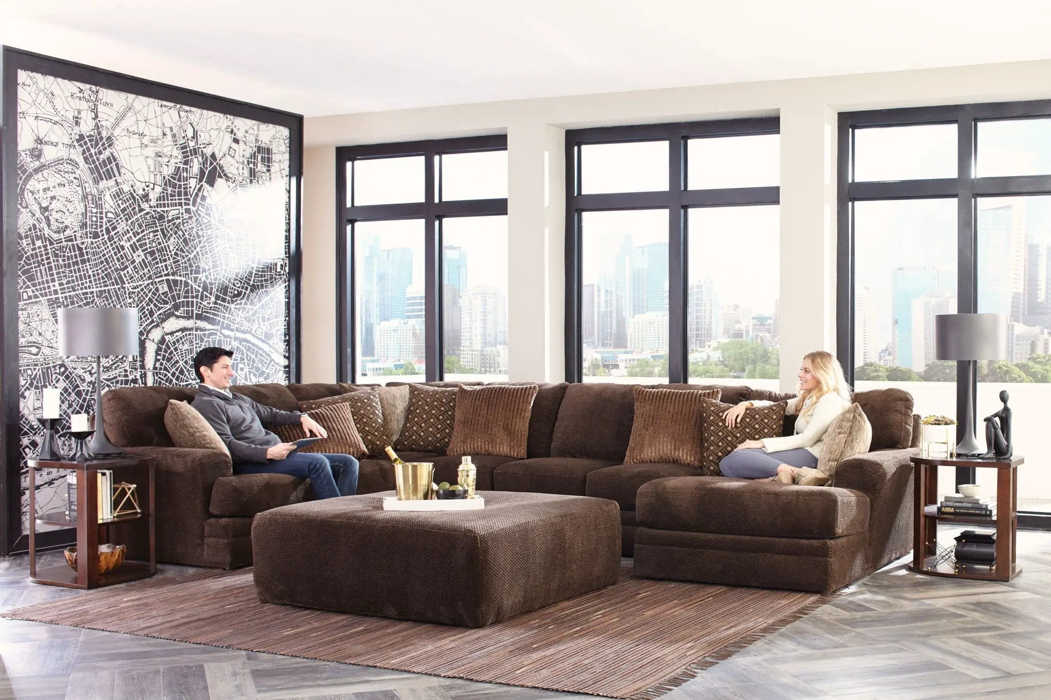 Mammoth Modular Sectional - Cocktail Ottoman 51" by Unique Piece Furniture