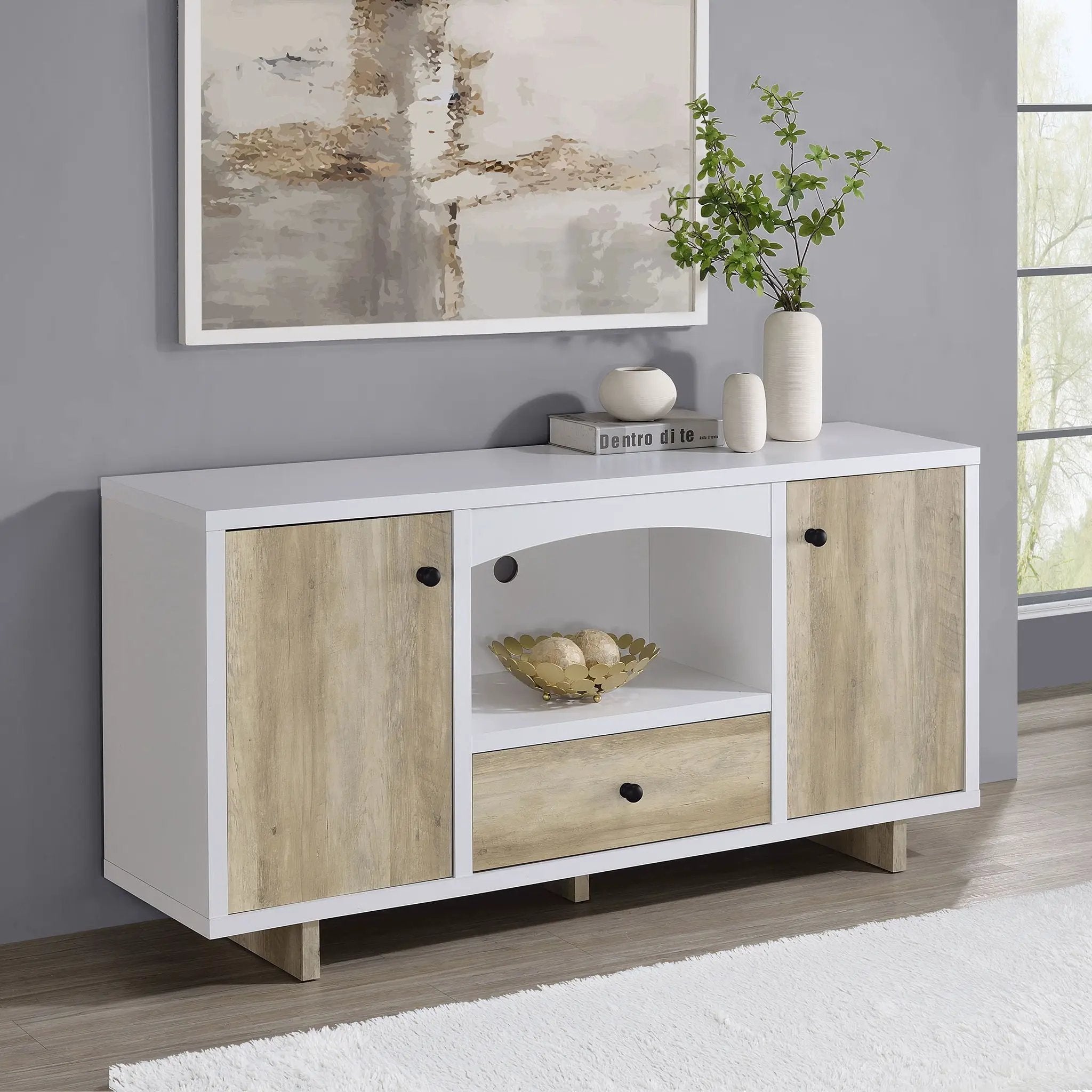 Yesler - 2 Door Storage Cabinet - White