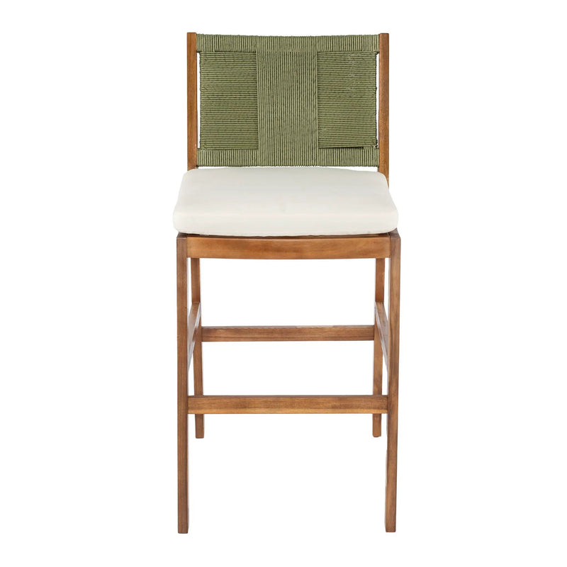 4 Pieces Arly Green Outdoor Bar Stool Set by HouseOfZazla