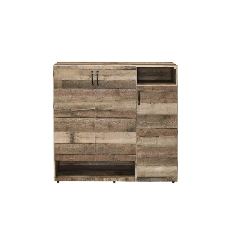 Howia - Shoe Cabinet - Rustic Gray Oak by Unique Piece Furniture