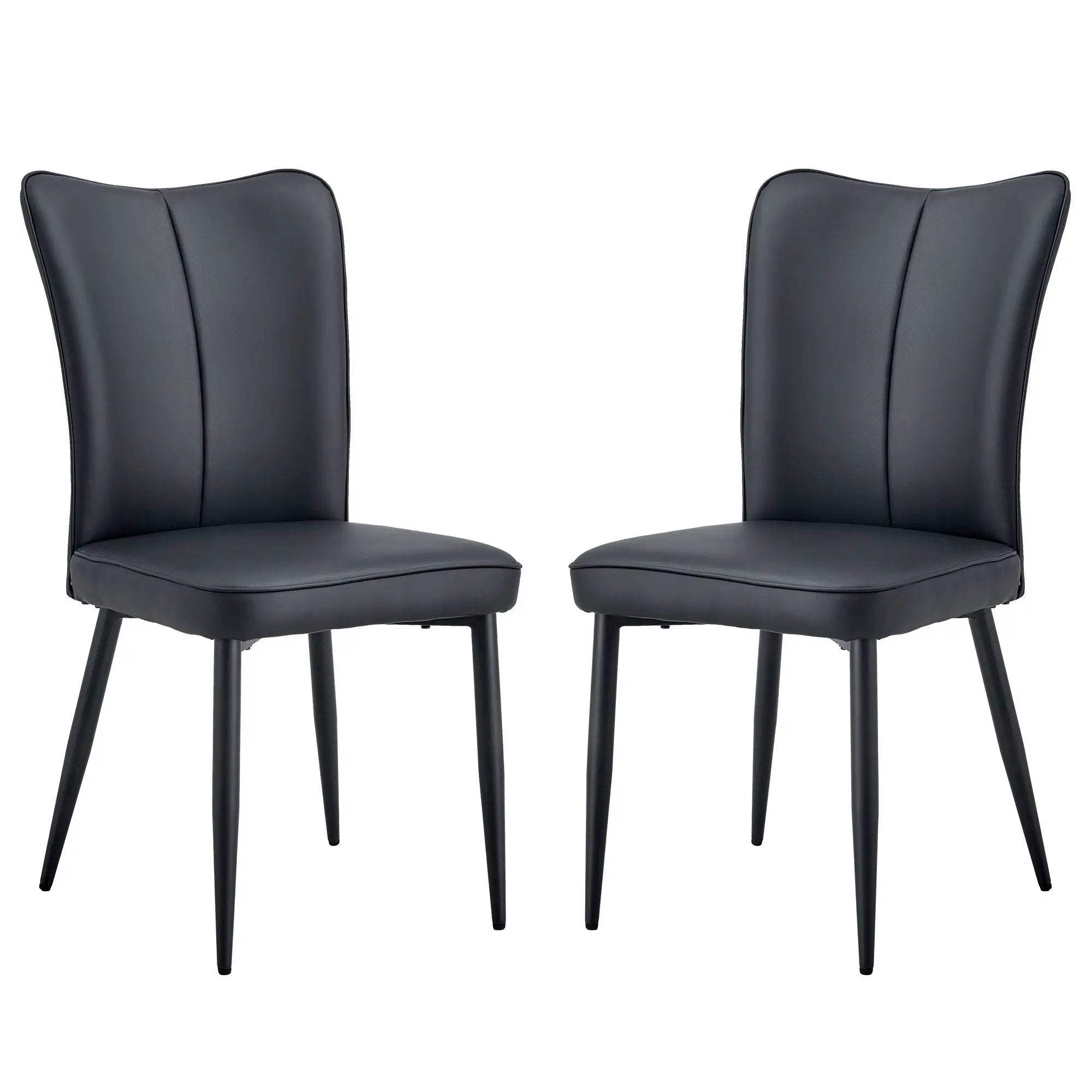 Minimalist Style Minimalist Dining Chairs With Metal Legs by HouseOfZazla