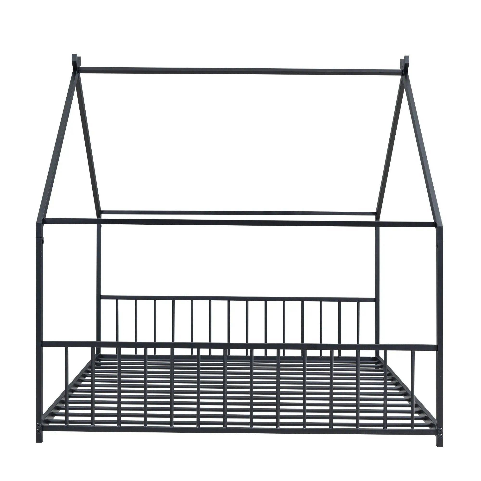 Metal House Bed by Unique Piece Furniture