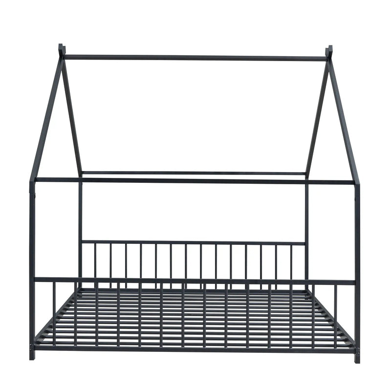 Metal House Bed by Unique Piece Furniture
