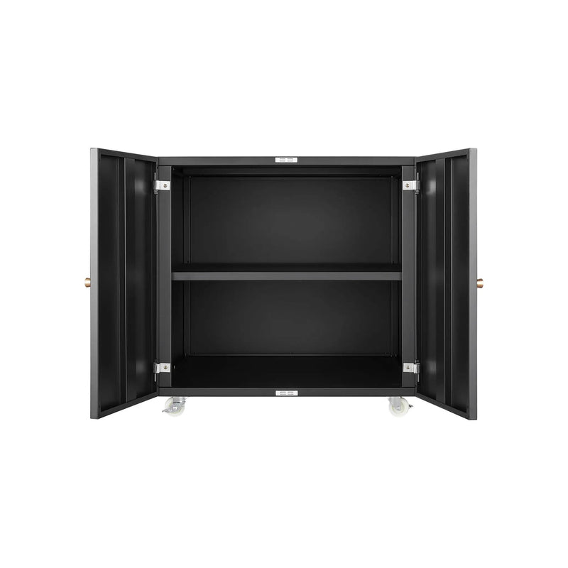 Office Furniture Copier Cabinet 2 Door Steel Copier Stand Mobile Pedestal File Printer Stand by HouseOfZazla